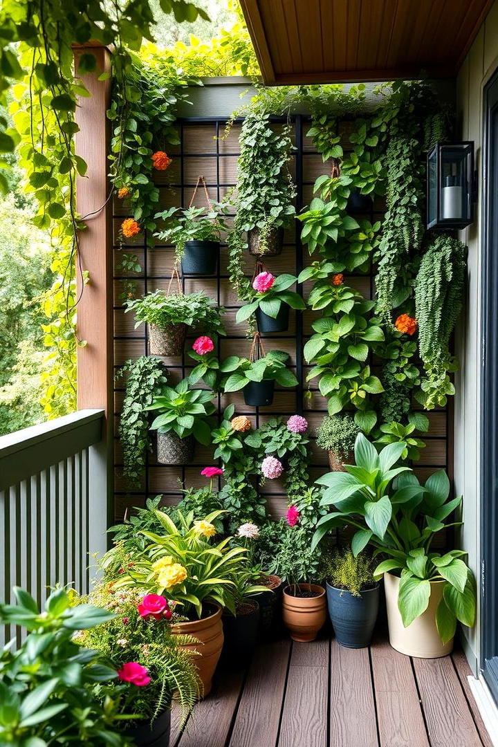 Lush Vertical Garden - 21 Back Porch Ideas