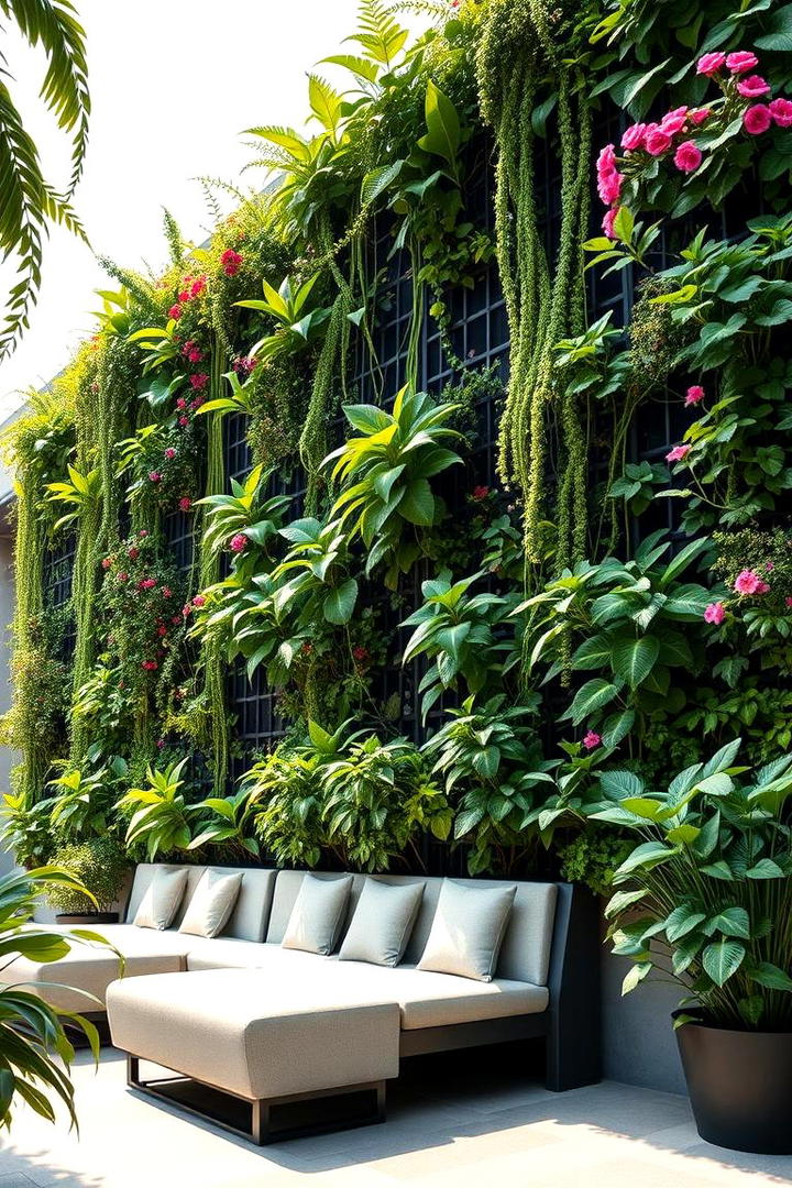 Lush Vertical Gardens - 21 Patio Decor Ideas