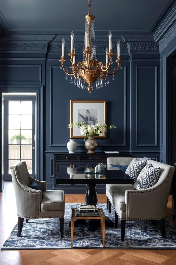 Luxe Finish Sophisticated Blue gray Accents - 21 Blue-gray Paint Colors