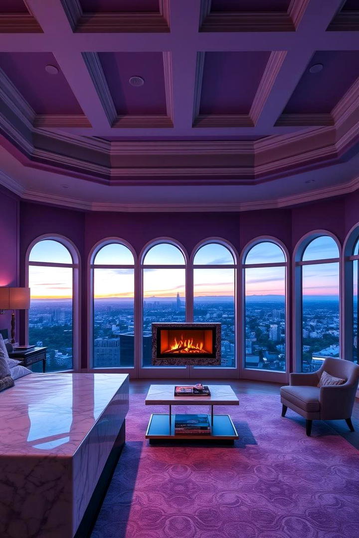 Luxe Purple Perspective - 30 Purple Bedroom Ideas