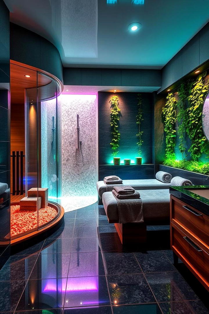 Luxurious Home Spa - 21 Basement Ideas