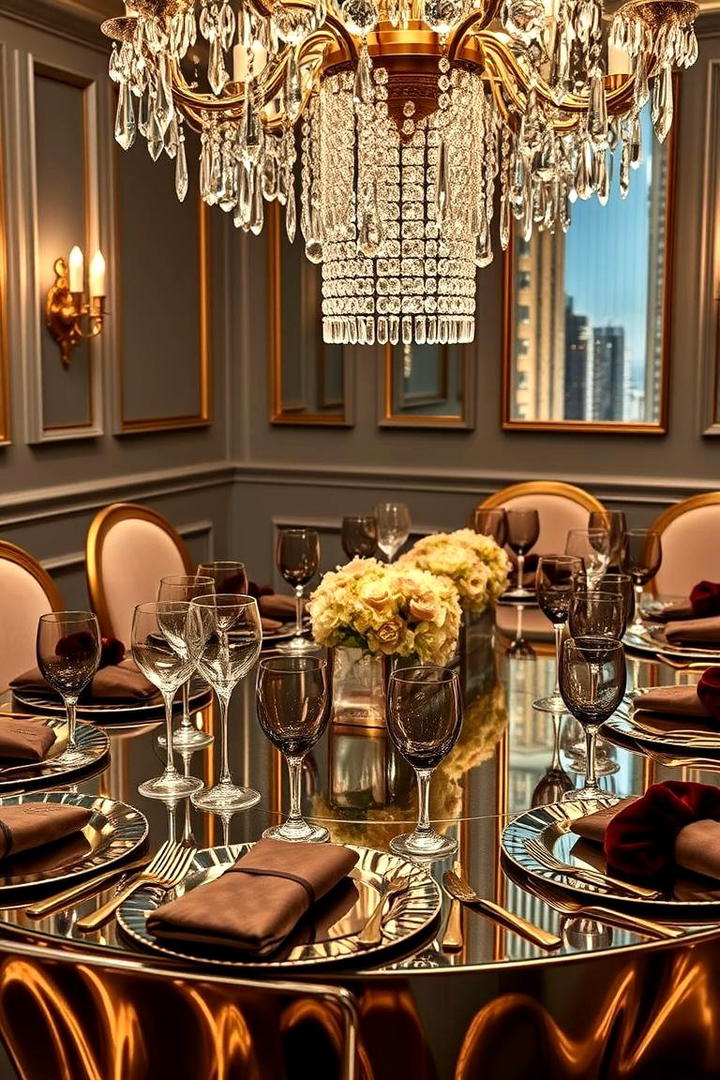 Luxurious Metallic Table Setting - 21 Table Setting Ideas