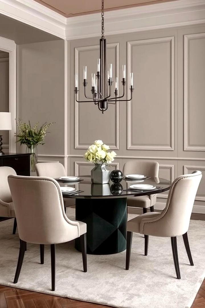 Luxurious Velvet Details - 21 Dining Table Decor Ideas