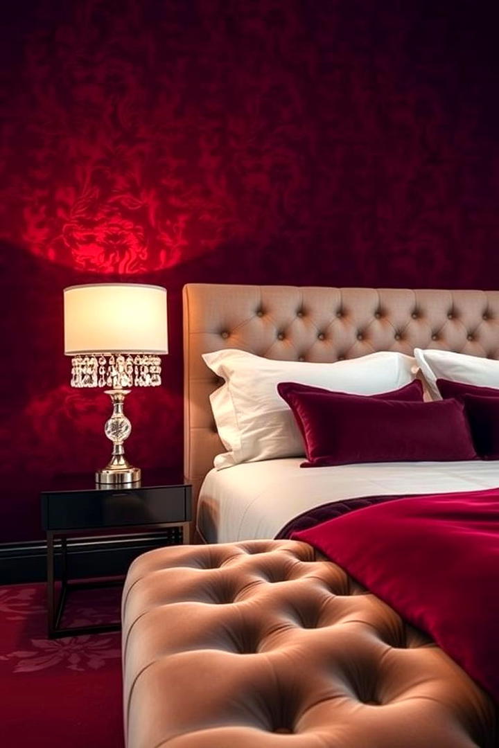 Luxurious Velvet Finishes - 21 Bedroom Wallpaper Ideas