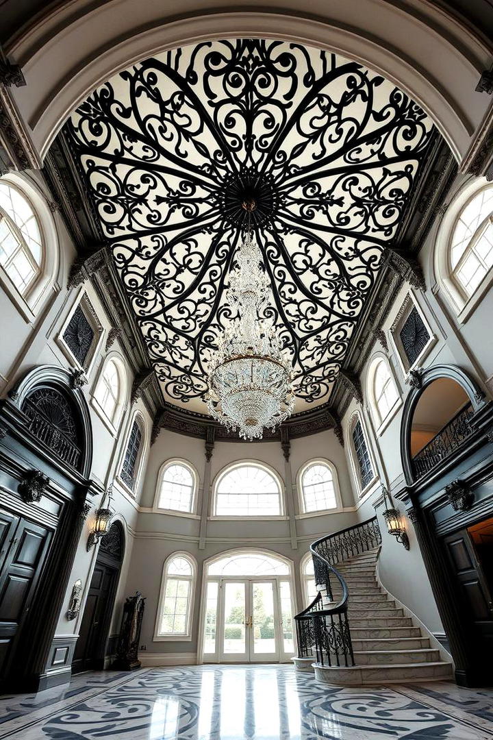 Luxury Black Detailing - 30 black ceiling ideas