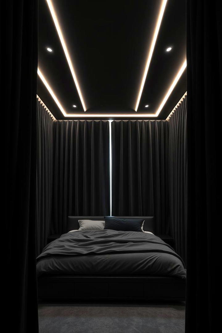 Luxury Blackout - 30 Dark Bedroom Ideas