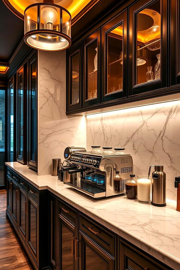 Luxury Espresso Bar Setup - 21 Coffee Station Ideas