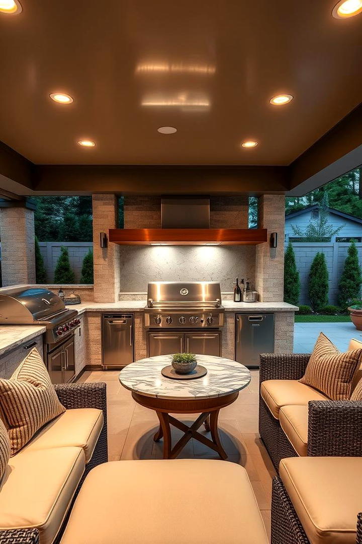 Luxury Outdoor Kitchen BBQ - 21 bbq area ideas