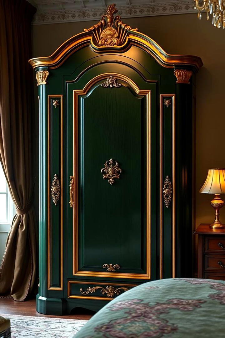 Luxury Painted Armoire Revival - 30 Painted Furniture Ideas