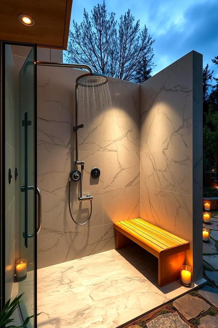 Luxury Spa Inspired Design - 21 Outdoor Shower Ideas