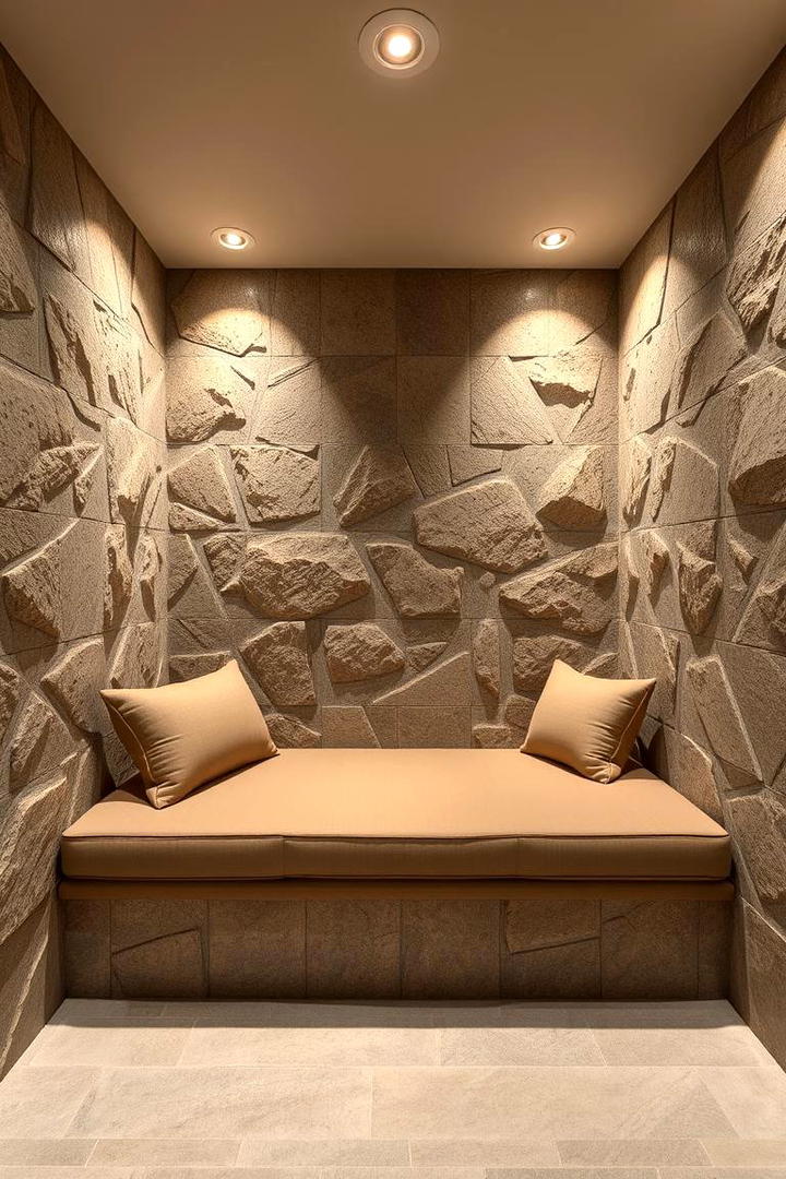 Luxury Spa Style Bench - 30 Shower Bench Ideas