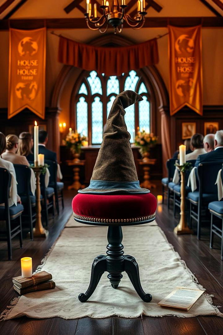 Magical Sorting Hat Ceremony - 30 Harry Potter Wedding Ideas