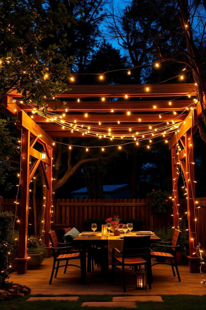 Magical String Lights Ambiance - 21 Backyard Decor Ideas