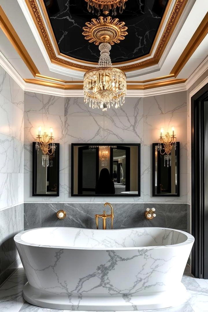 Marble Luxury Tub - 30 Bathtub Ideas