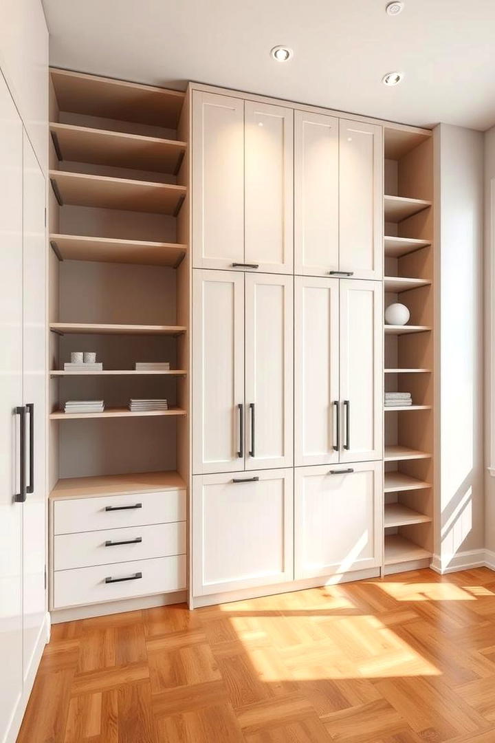 Maximized Storage Efficiency - 21 Floor to Ceiling Cabinets Ideas