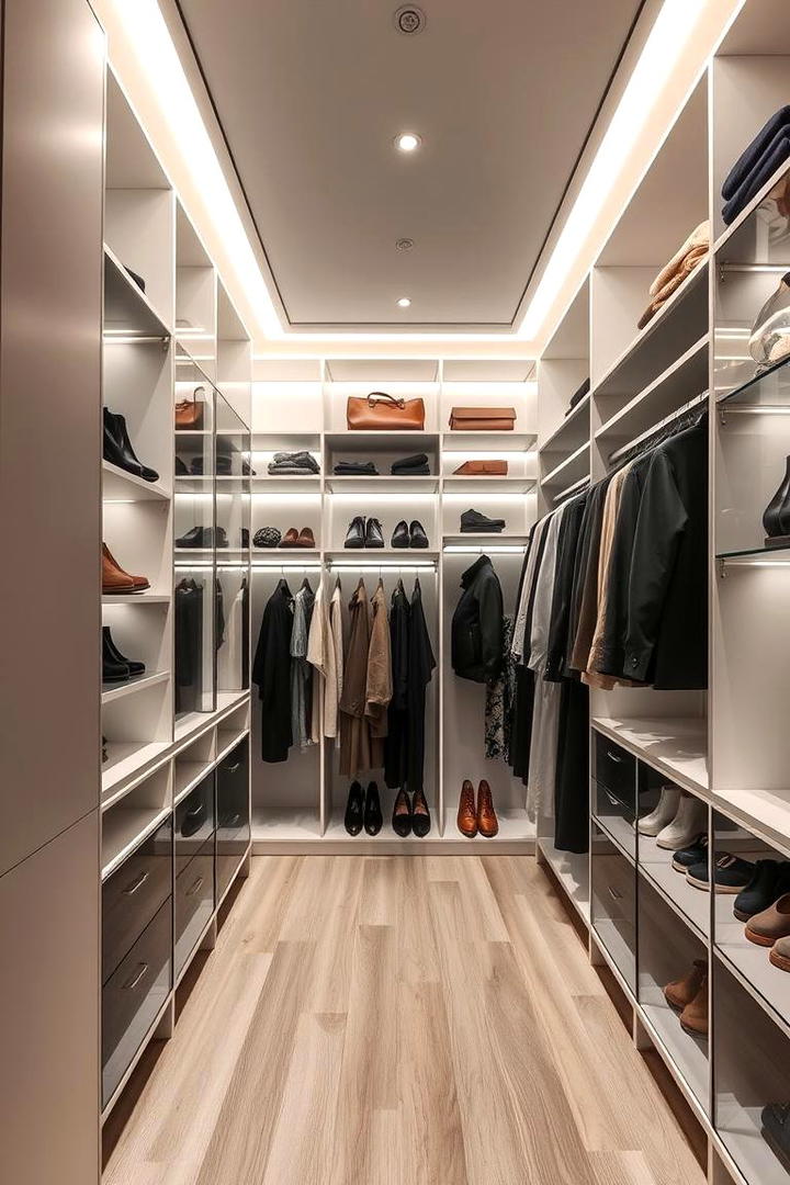 Maximizing Vertical Storage - 21 Walk in Closet Ideas