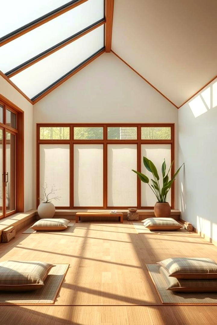 Meditation and Mindfulness Space - 30 Small Sunroom Ideas