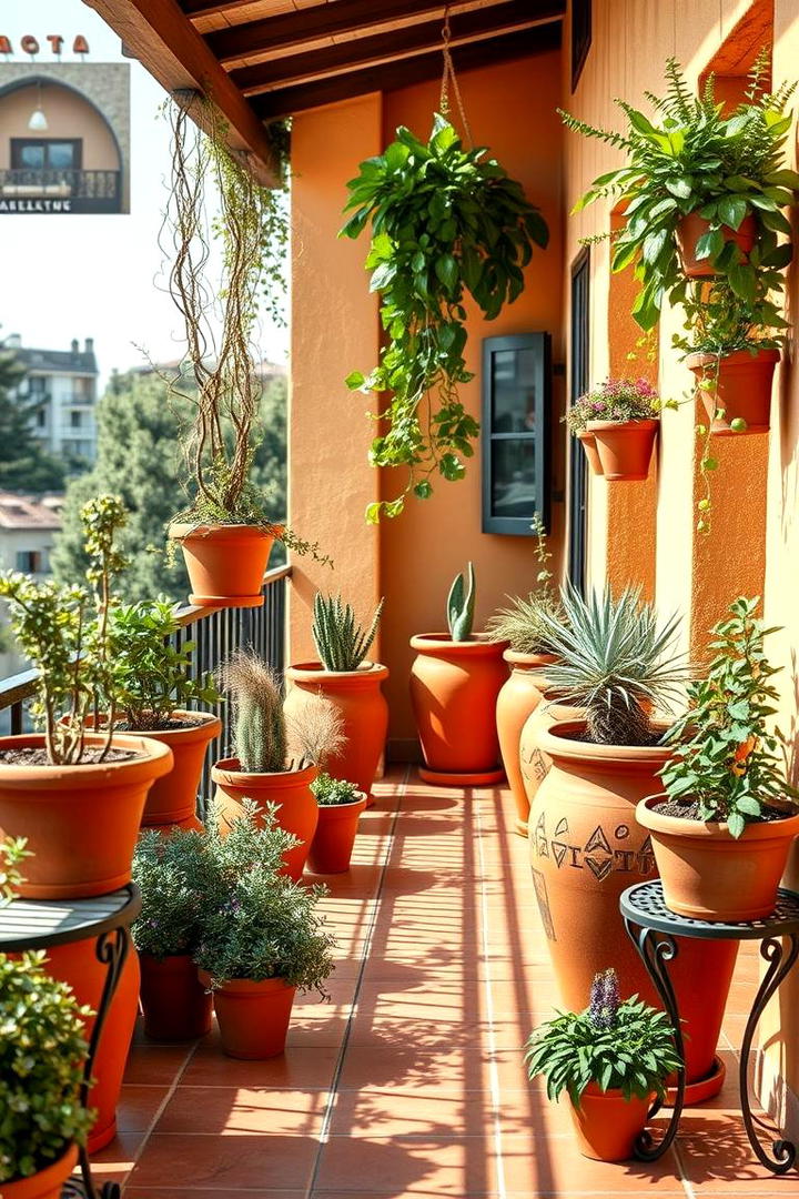 Mediterranean Escape - 21 Balcony Garden Ideas