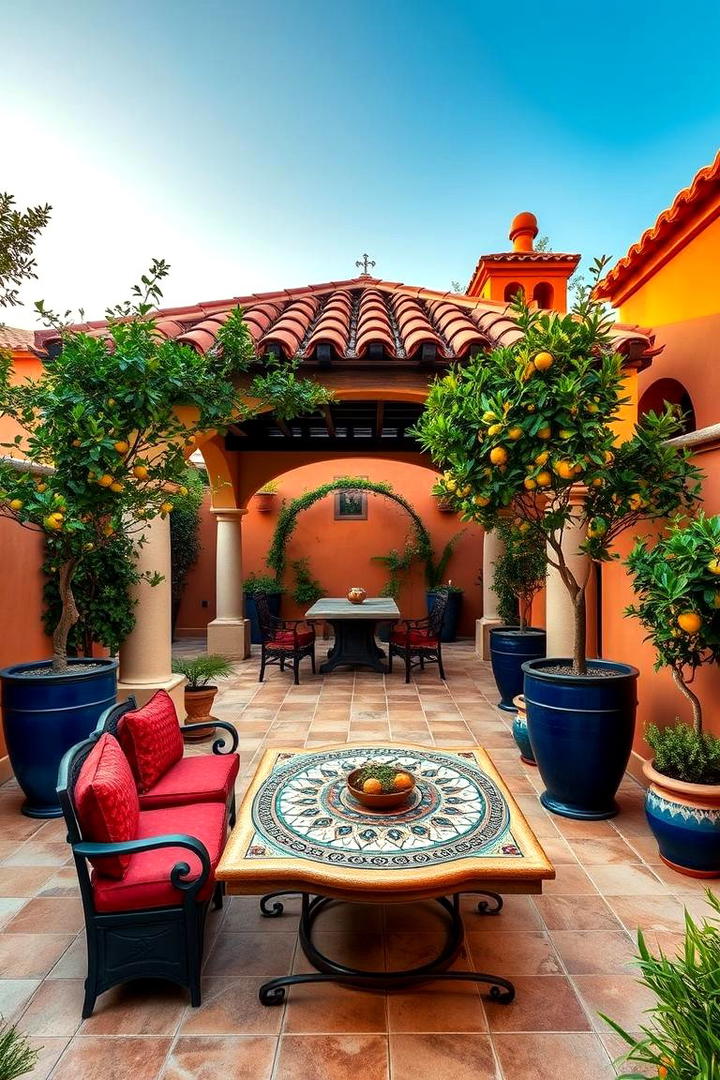 Mediterranean Flair Patio - 21 patio with a gazebo ideas