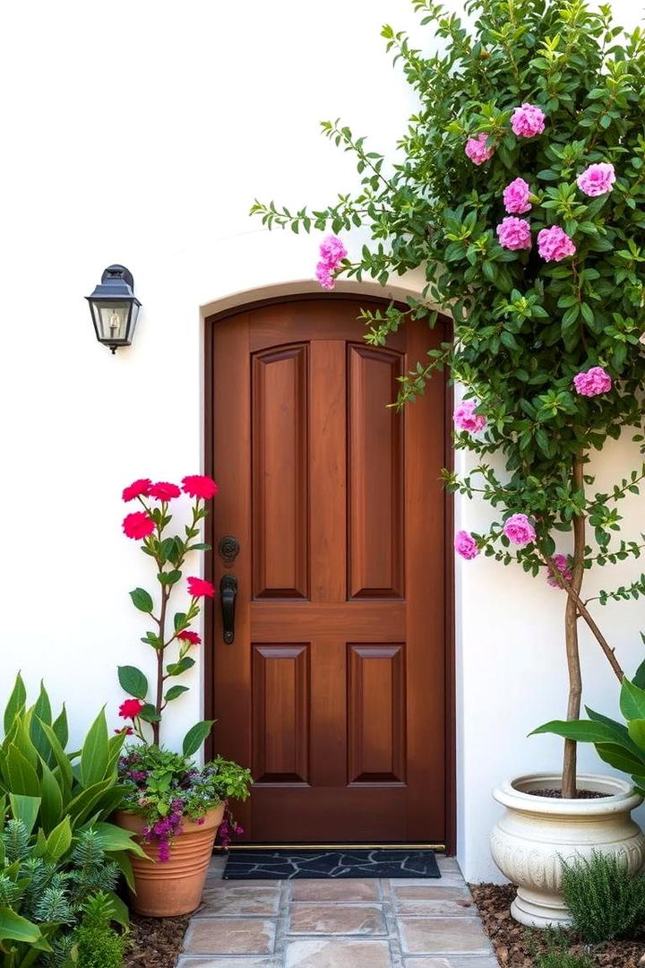 Mediterranean Inspired Entry - 21 Front Door Plants