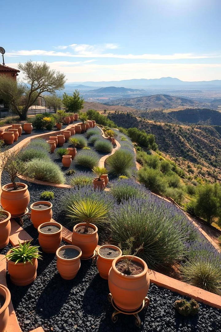 Mediterranean Slope Sanctuary - 30 Sloped Garden Ideas