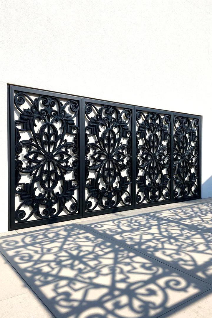 Metal Laser Cut Privacy Fence - 30 Cheap Privacy Fence Ideas