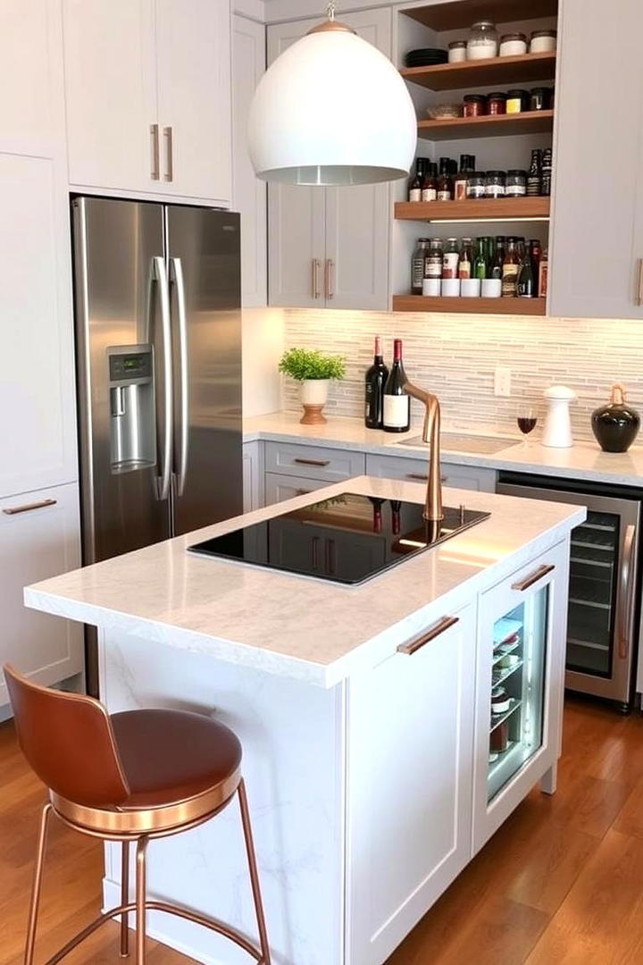 Mini Kitchen Island for Basements - 30 Basement Furniture Ideas