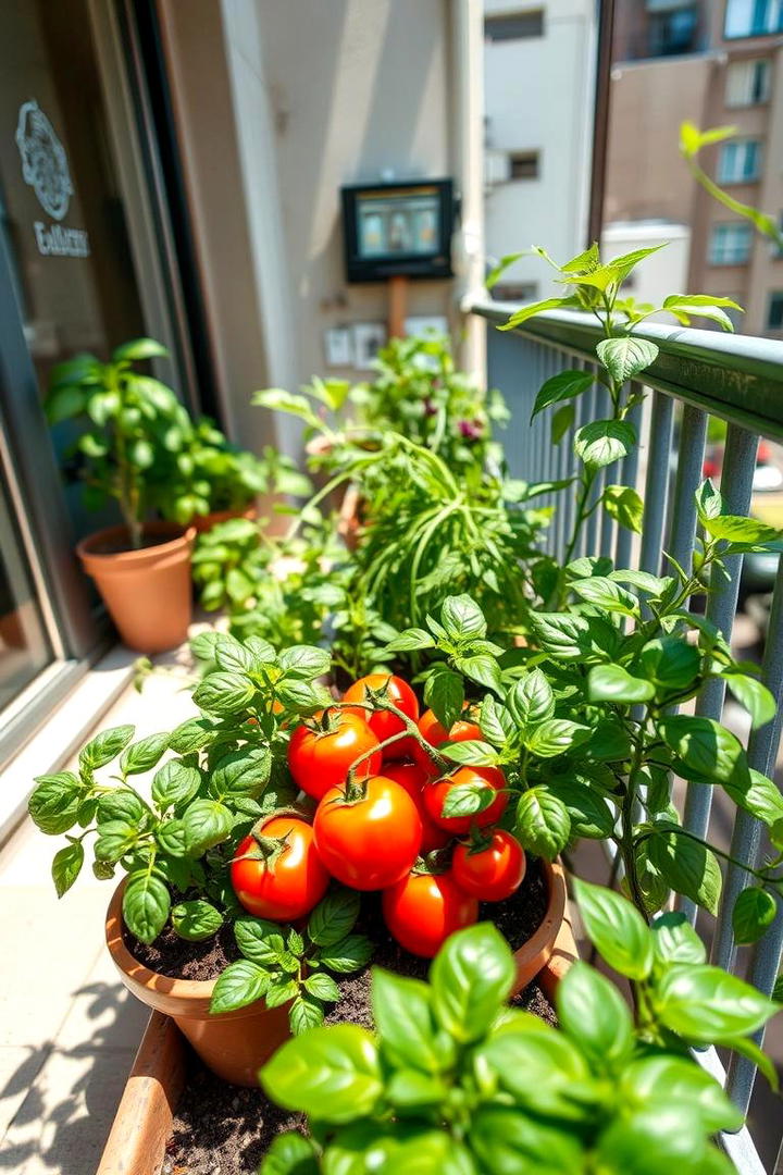 Mini Vegetable Garden - 21 Balcony Garden Ideas