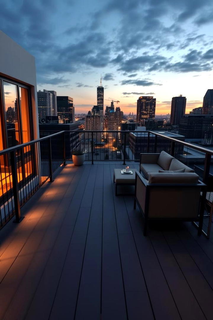 Minimalist Balcony Design - 30 Grey House With Black Trim