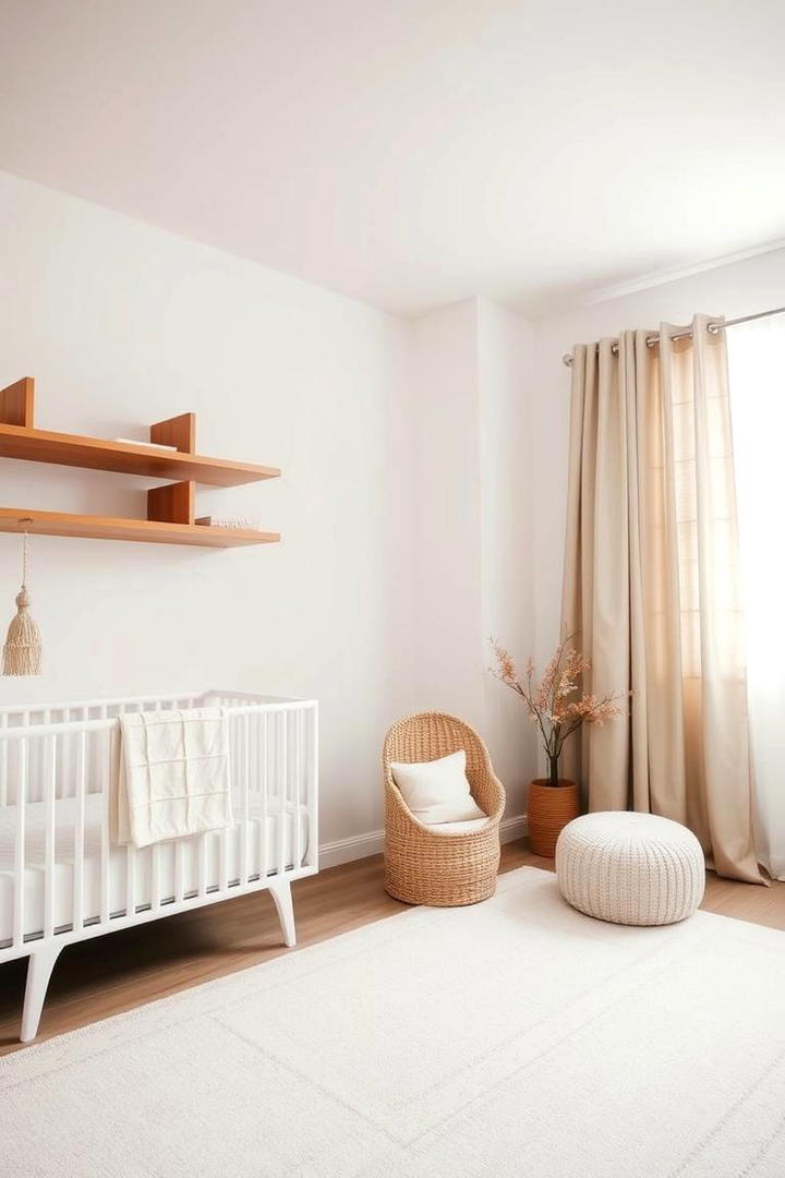 Minimalist Beige Calm - 30 Nursery Color Ideas