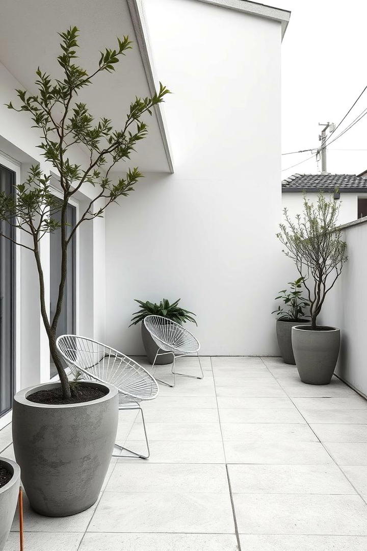 Minimalist Decor Accents - 21 Small Patio Ideas