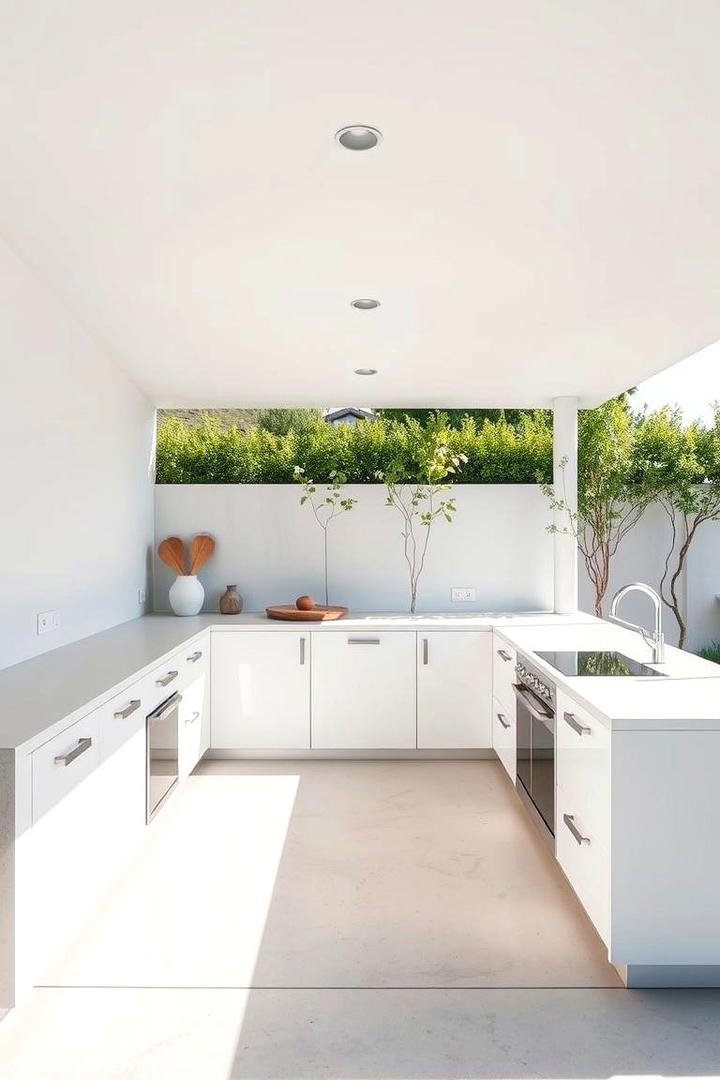 Minimalist Design Kitchen - 21 Small Outdoor Kitchen Ideas