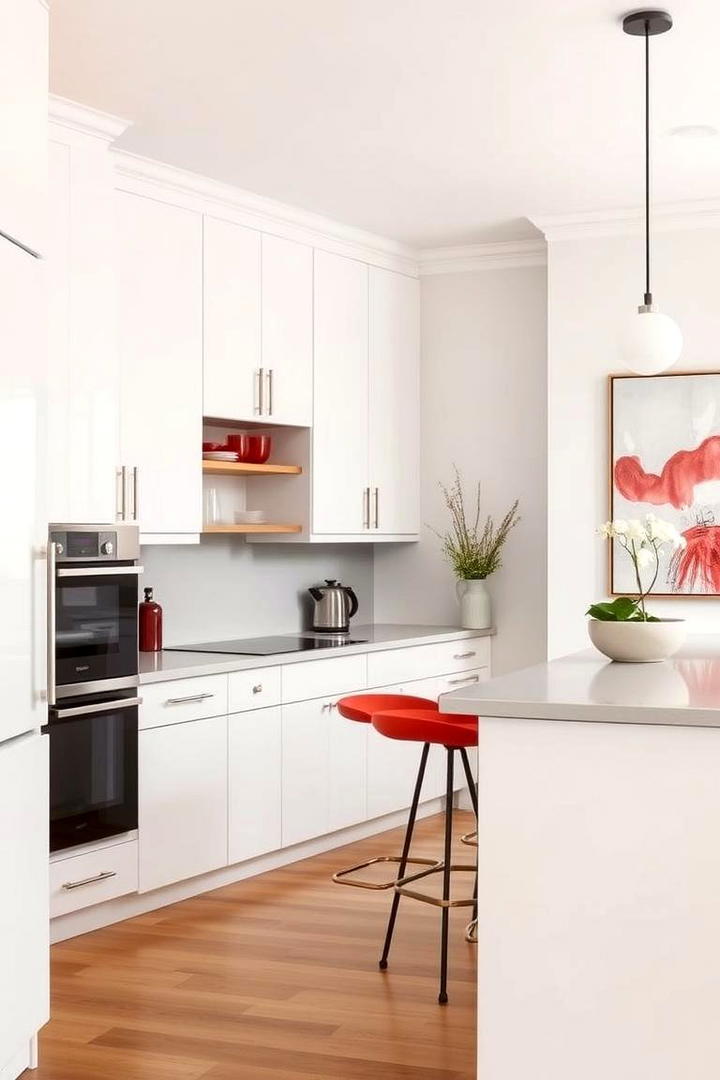 Minimalist Eclectic Blend - 30 Eclectic Kitchen Ideas