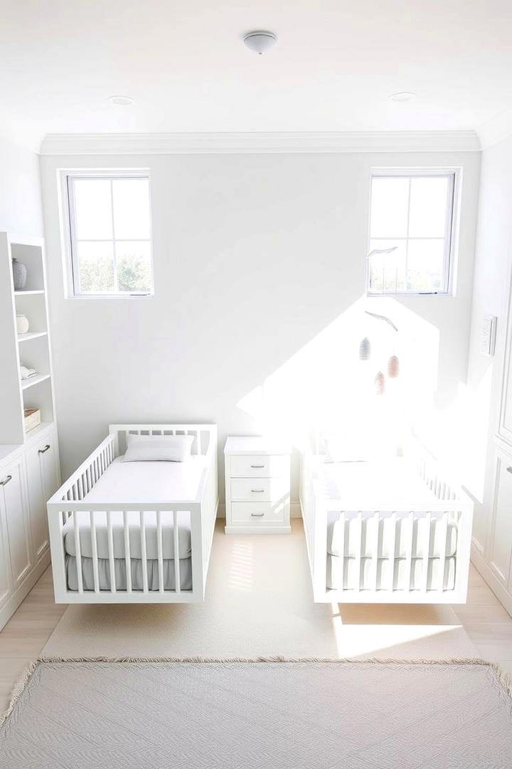 Minimalist Elegance - 30 Twin Nursery Ideas