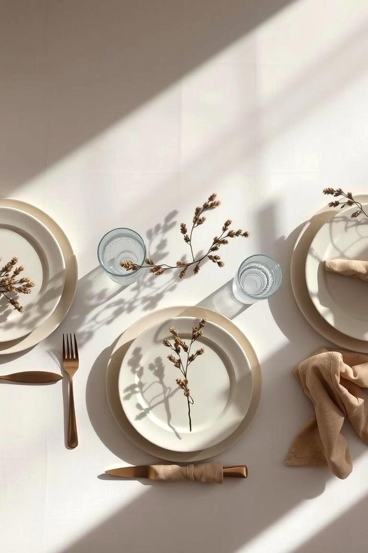 Minimalist Elegance Redefined - 21 Thanksgiving Table Settings