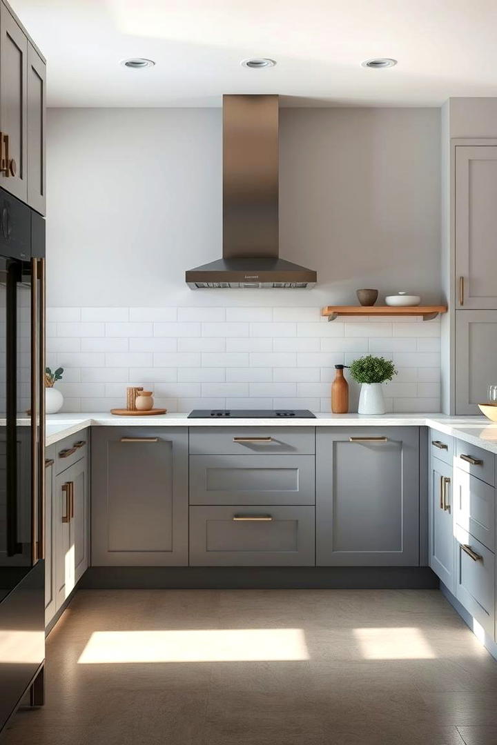 Minimalist Grey Shiplap Design - 30 Shiplap Backsplash Ideas for Your Kitchen