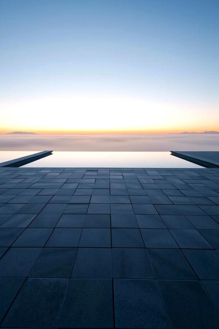 Minimalist Layout - 30 Concrete Pavers Around Pool Ideas