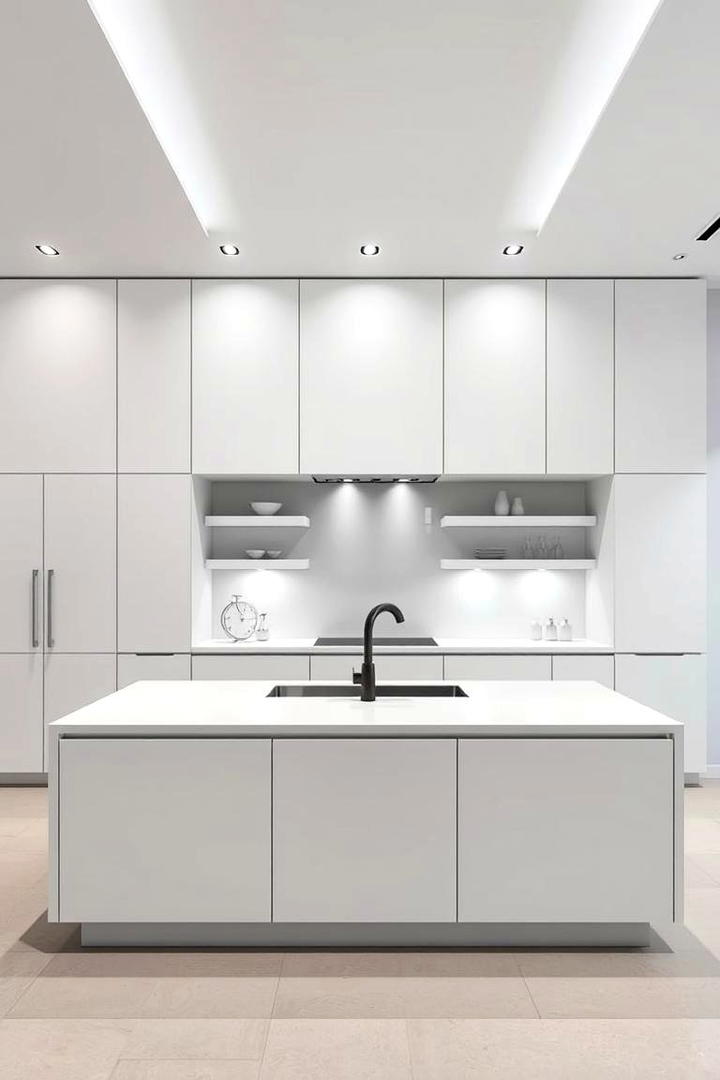 Minimalist Modern Chic - 30 kitchen island decor ideas