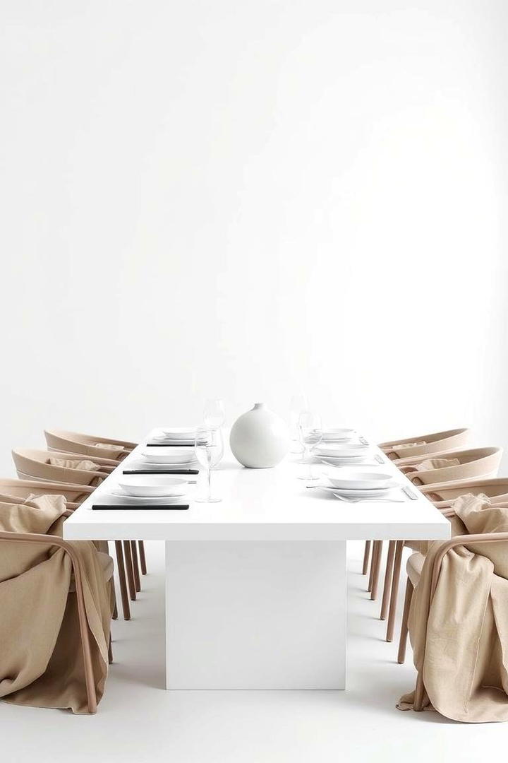 Minimalist Modern Simplicity - 21 Wedding Table Decoration Ideas