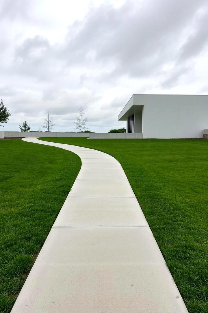 Minimalist Path Design - 30 Garden Path Ideas