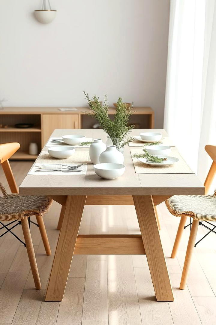 Minimalist Scandinavian Simplicity - 21 Tablescape Ideas