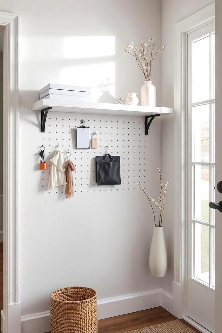 Minimalist Storage Solution - 30 Pegboard Ideas