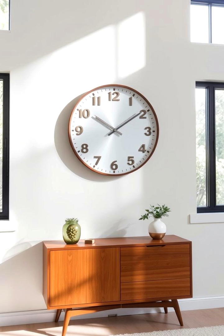 Minimalist Wall Clock - 21 Wall Decor Ideas