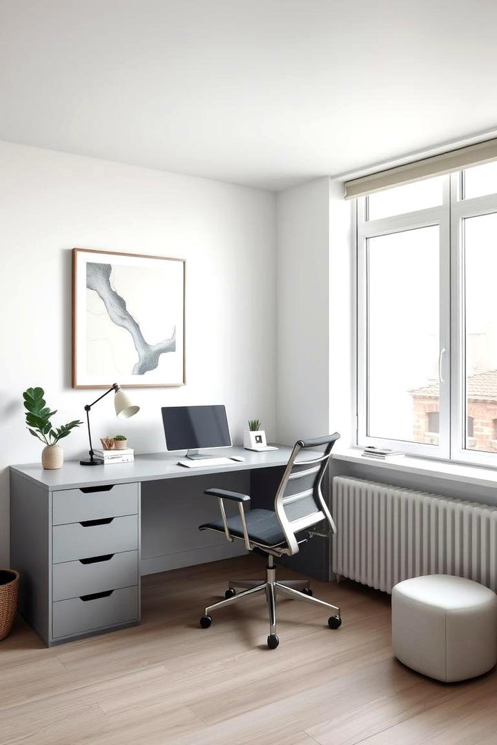 Minimalist Workspace - 21 Home Office Decor Ideas