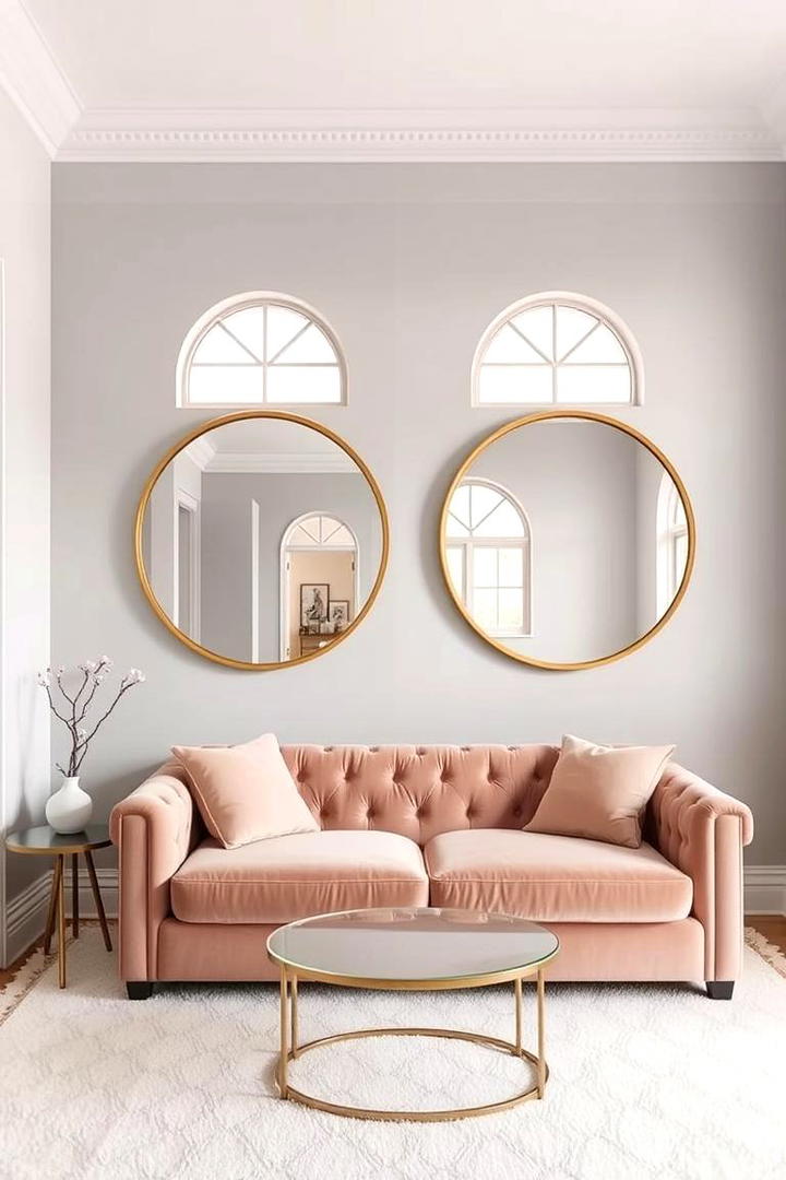 Mirror Magic for Spaciousness - 21 small apartment decorating ideas