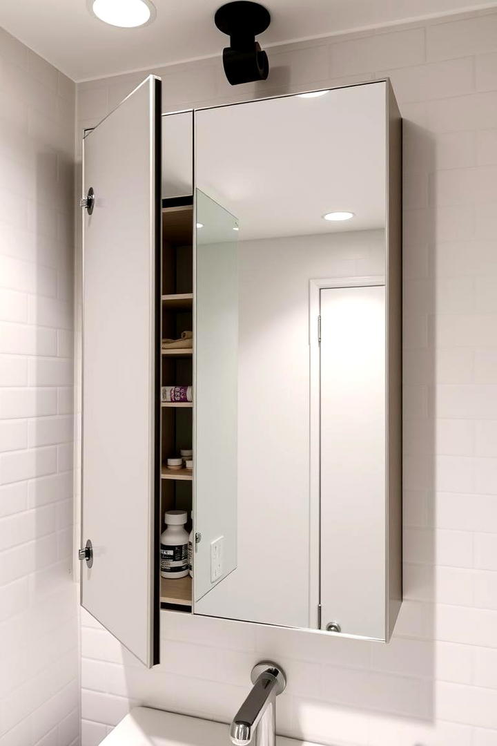 Mirror Medicine Cabinets - 21 Bathroom Storage Ideas