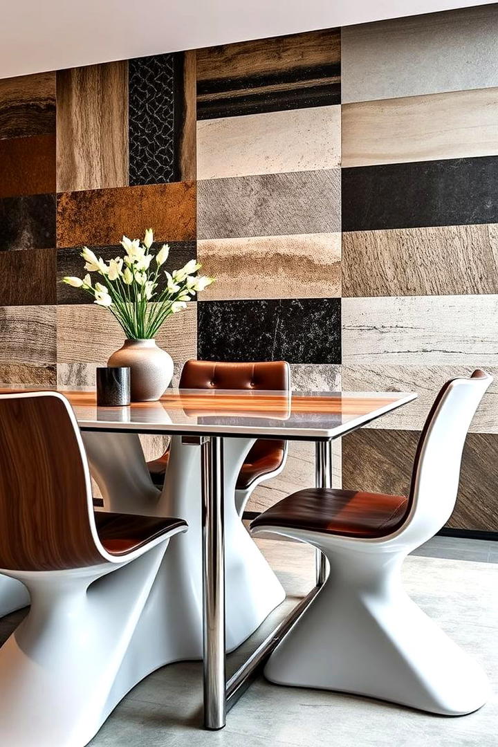 Mixed Material Aesthetics - 30 Mid-century Modern Dining Rooms