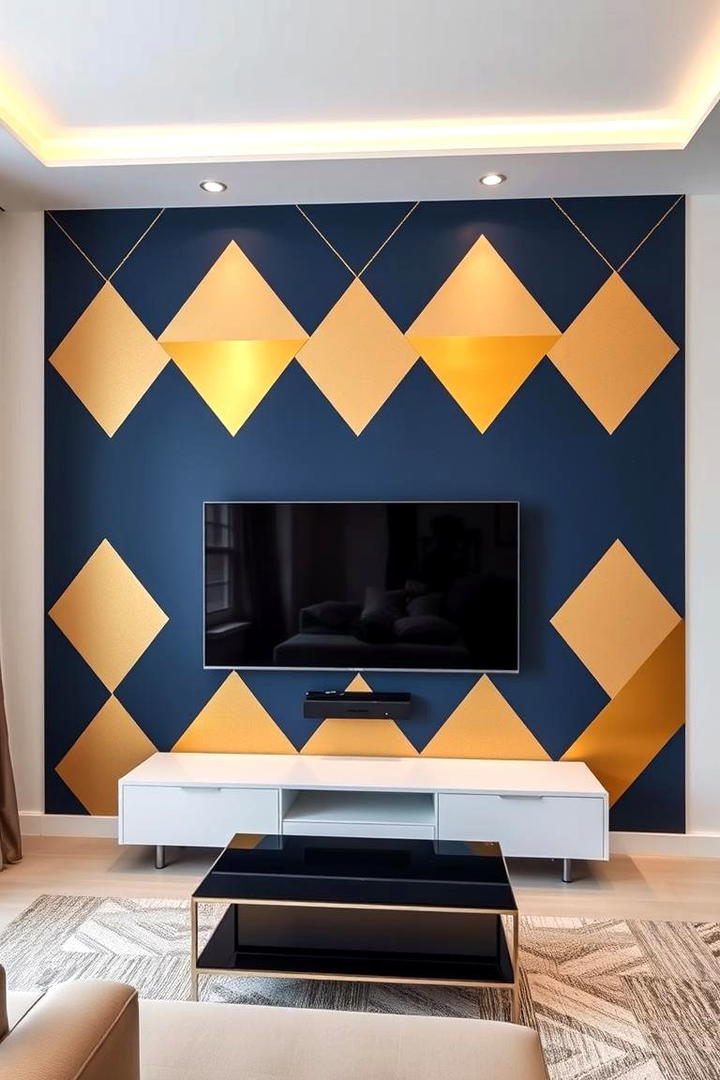 Modern Accent TV Wall - 21 Tv Wall Ideas