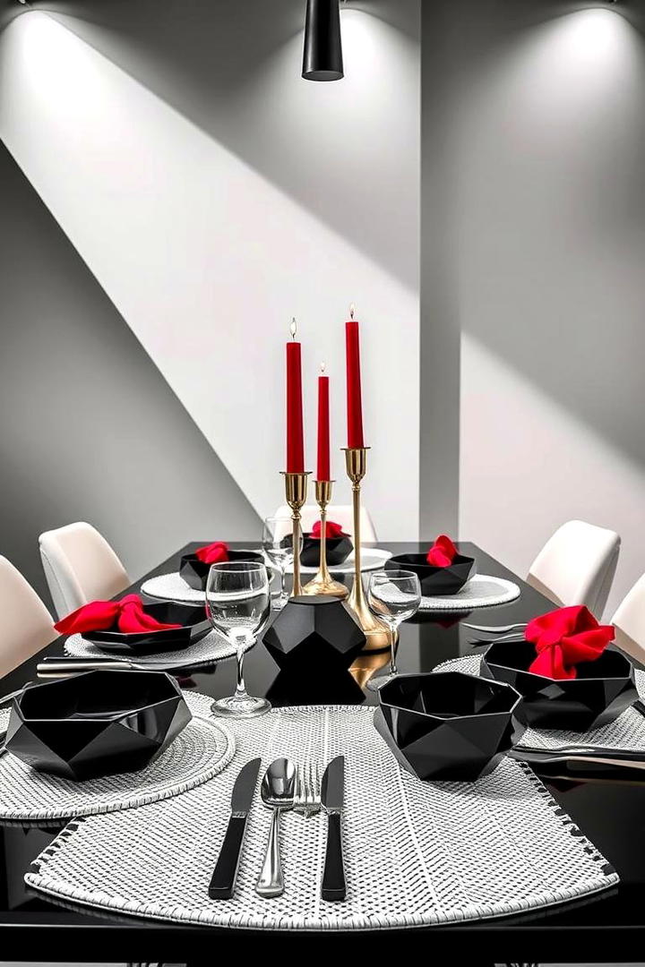 Modern Chic Table Setting - 21 Table Setting Ideas