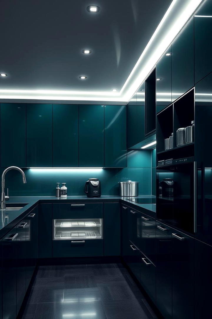 Modern Dark Green Innovations - 21 Dark Green Kitchen Ideas